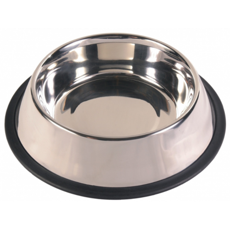 Trixie Edelstahlnapf mit Gummiring 1,75 l/ø 20 cm – Bild 1