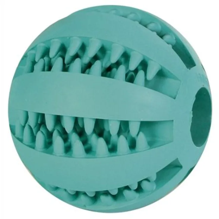 Trixie Denta Fun Baseball, Mintfresh, Naturgummi ø 6 cm