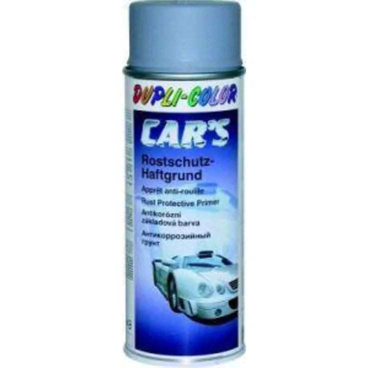 6 Flasche Motip Dupli Cars Rallyelack Rostschutz Haftgrund, 400 ml, grau