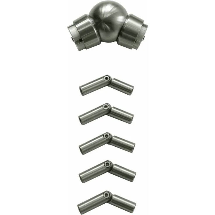 Treba Eckset ES1 Eckverbindung, Edelstahl V2A stufenlose Winkeleinstellung 90 - 180°