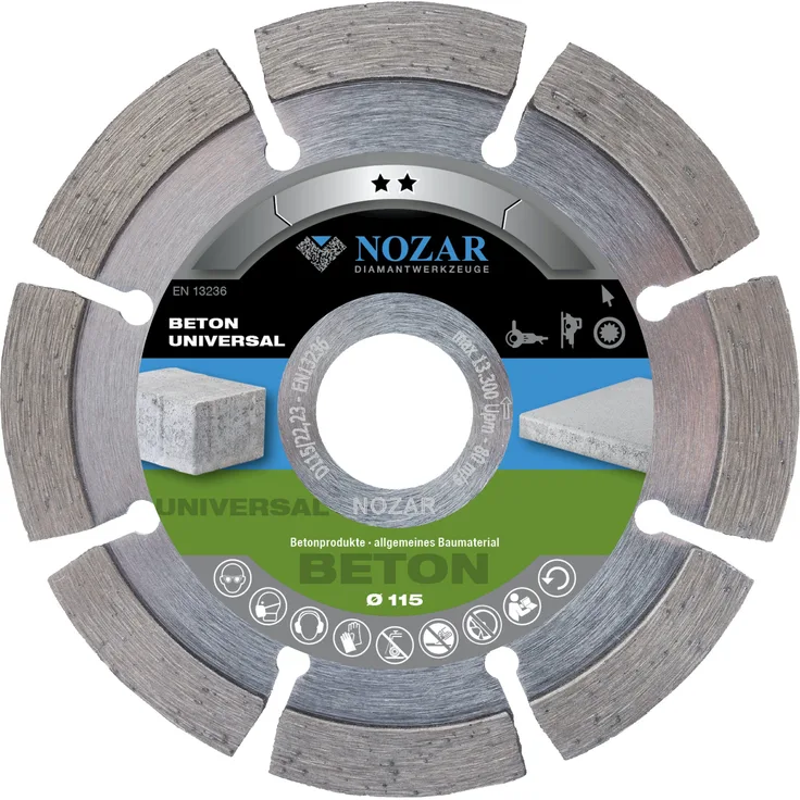 Nozar Diamant-Trennscheibe Beton Universal 10