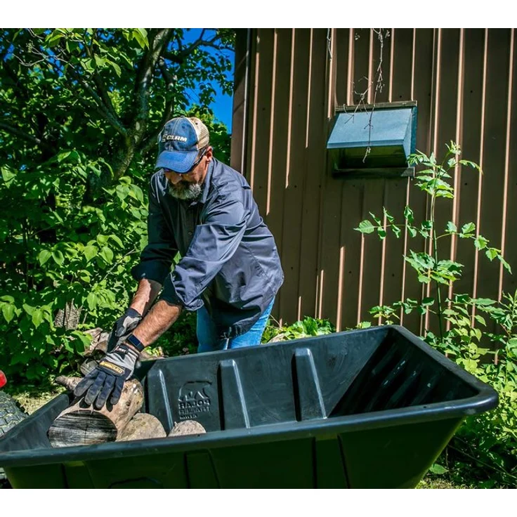 Polar Anhänger Schubkarre LG900 schwarz 175x94 cm – Bild 4