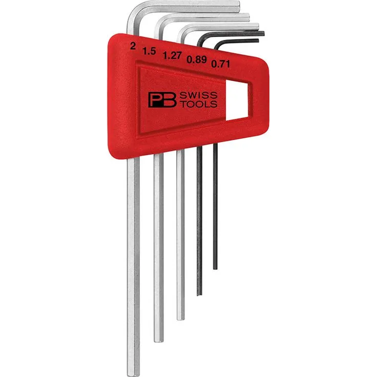 Winkelschraubendreher- Satz im Kunststoffhalter 5-teilig 0,71-2mm PB Swiss Tools