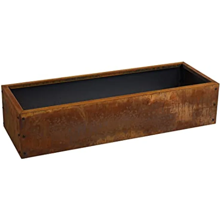 Beeteinfassung Beetumrandung Hochbeet 115x40x25 cm Edelrost Rost Cortenstahl