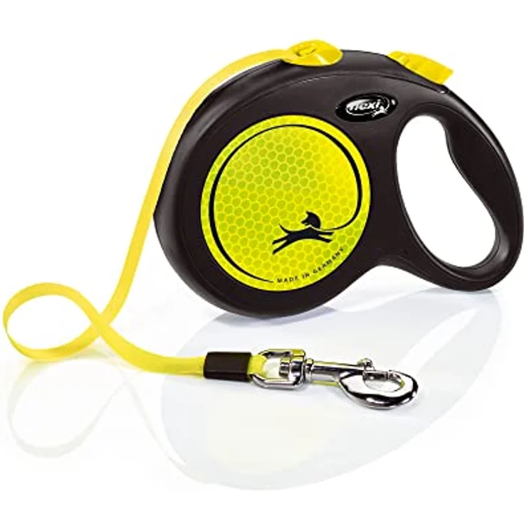 Flexi Hundeleine New Classic L Länge: 5 m, neon – Bild 1