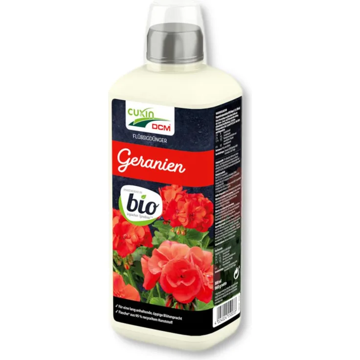 Cuxin Flüssigdünger für Geranien Bio, 800 ml