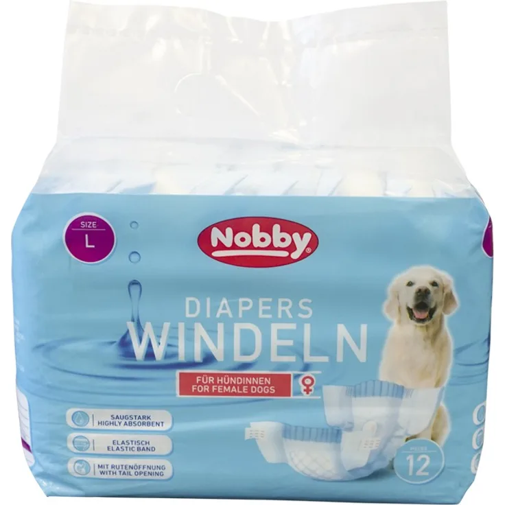 Nobby Windeln für Hündinnen 12 St. 38 - 56 cm Größe L