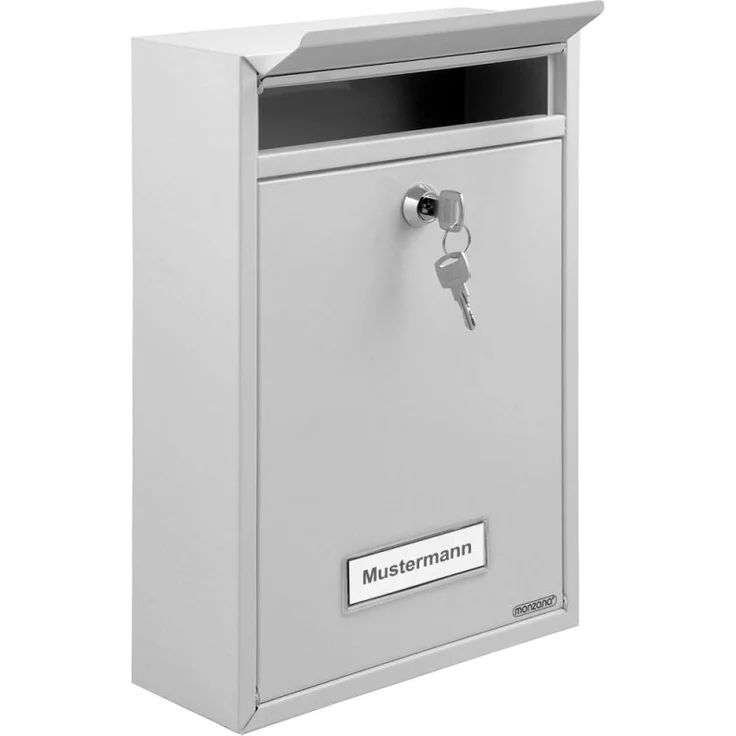 DEUBA 6x Briefkasten Wandbriefkasten Briefkastenanlage Postkasten Stahl Auswahl weiß – Bild 1
