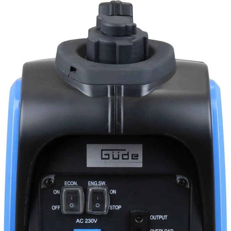 Güde Inverter-Stromerzeuger ISG 1200-1 - 40719 4-Takt-OHV Benzin Reversierstart 1 x 230 V / 50 Hz Anschluss Ölmangelsicherung ECO - Funktion LED-Anzeige Integrierter Benzinhahn – Bild 5