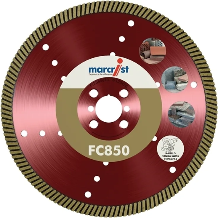 Marcrist FC850 200 x 22.2 mm Diamant Montagefräsen