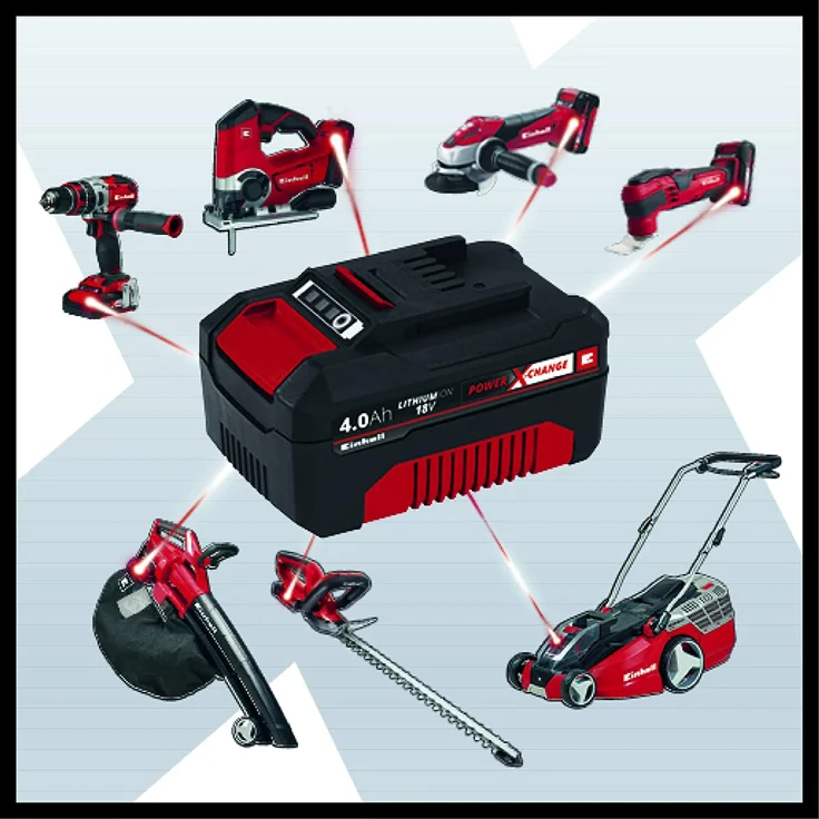 Einhell 2 x Power X-Change PXC Werkzeugakku Twinpack 18 V / 4,0 Ah – Bild 2