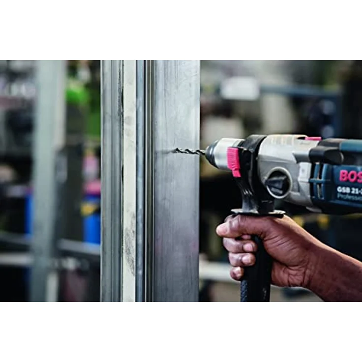 Bosch 2608577352 Professional 25tlg. HSS Spiralbohrer PointTeQ Set (Metall, ProBox, Zubehör Bohrschrauber), Grau – Bild 6