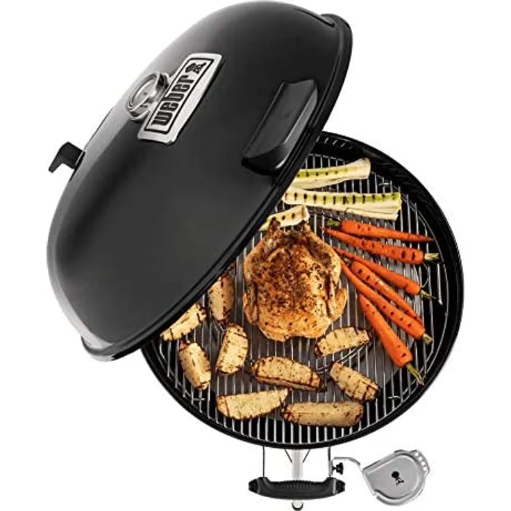 Weber Holzkohlegrill Master-Touch Premium E-5770, Holzkohlegrillfläche 57 cm, mit Deckel – Bild 4