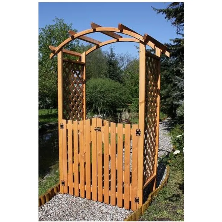 Promadino Set Rankkasten Pergola Diana mit Türen