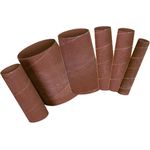 Scheppach Schleifhülsen Spindelschleifer Zubehör Set | 18 Schleifhülsen | für oszillierende Spindelschleifmaschine OSM600 / OSM100 | Körnung 240 | 3 x Ø 13-19 - 26-38 - 51-76 mm | 790340070