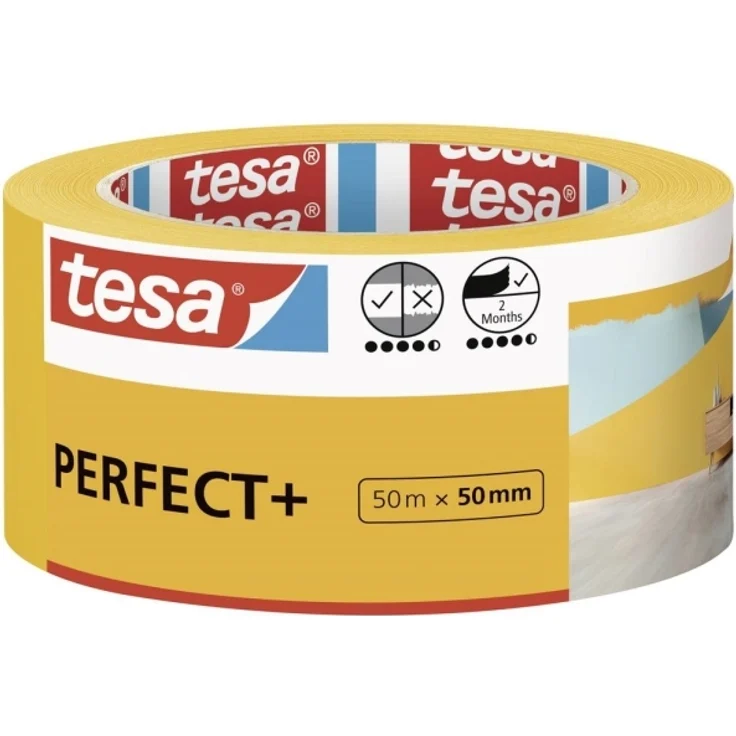 Tesa Masking Tape 56538 Perfect 50Mx50mm – Bild 1