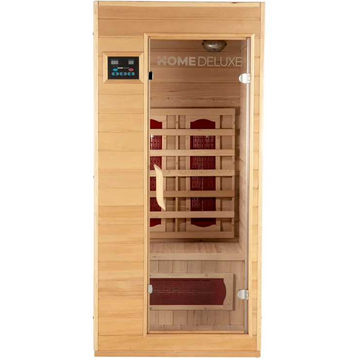 HOME DELUXE Infrarotkabine REDSUN - S, 90 x 90 x 190 cm – Bild 1
