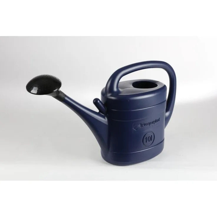 Prosperplast 8 Stück Garten Gießkanne mit Gießer - Aufsatz 10L in blau Bewässern 8er Set