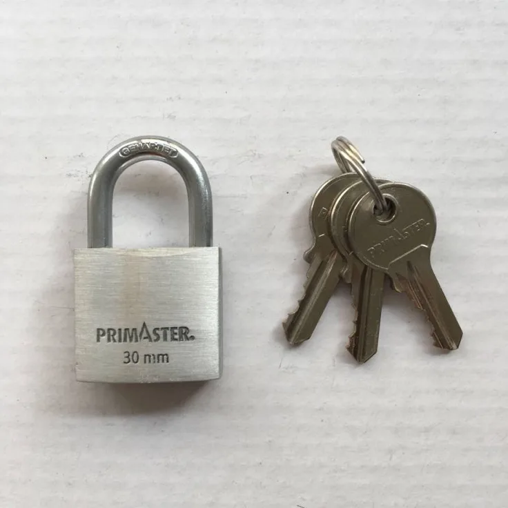 TrendLine Vorhängeschloss silber 30.0 mm - 1 Stück