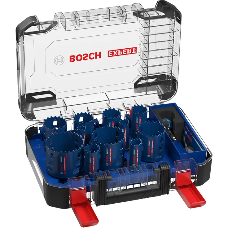 Bosch Expert Tough Material Lochsäge-Set, 20-22-25-32-35-40-44-51-60-68-76 mm, 14-tlg. - Preisvergleich – Bild 2