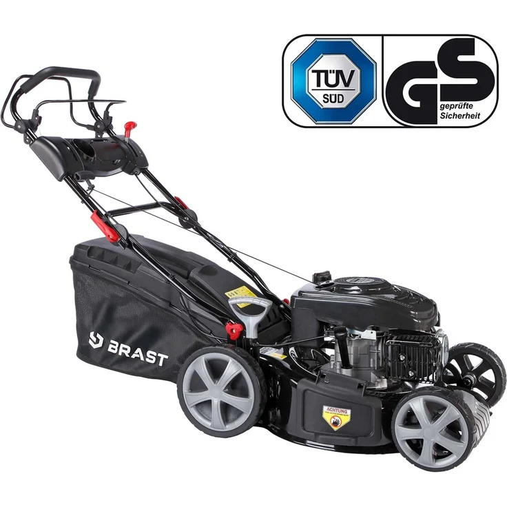 BRAST Rasenmäher Benzin 5,2kW (7PS) mit Antrieb 46cm Schnittbreite 224ccm GT-Markengetriebe – Bild 2