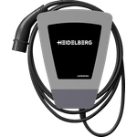 Heidelberg Wallbox Home Eco silber/schwarz Typ 2 Stecker 11 kW 230 V