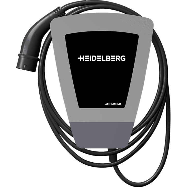 Heidelberg Wallbox Home Eco silber/schwarz Typ 2 Stecker 11 kW 230 V
