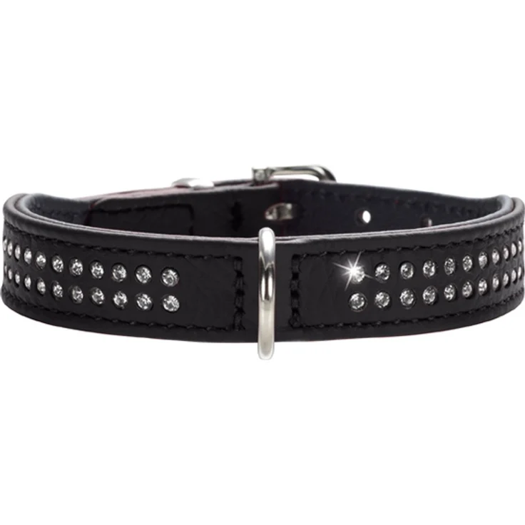 Hunter Hunde-Halsband Diamond Petit schwarz S 1 – Bild 1