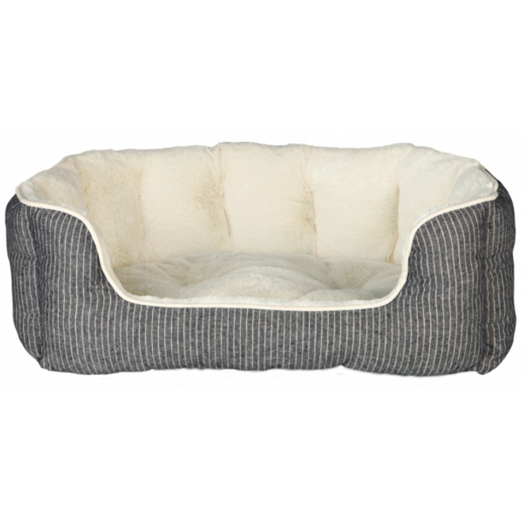Trixie Bett Davin grau-creme 60 × 45 cm