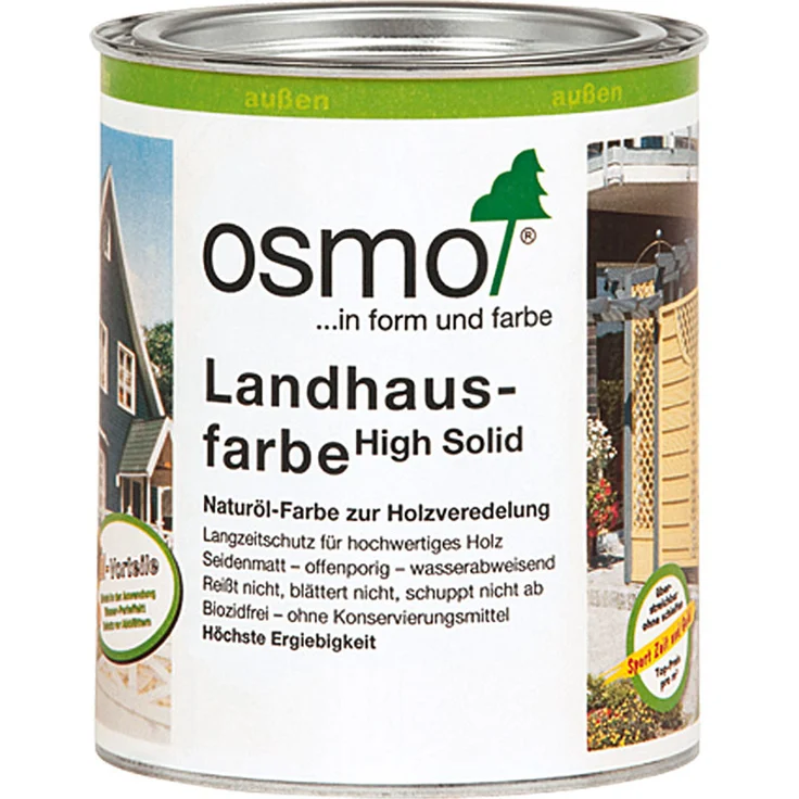 Osmo Landhausfarbe 750 ml, taubenblau – Bild 1