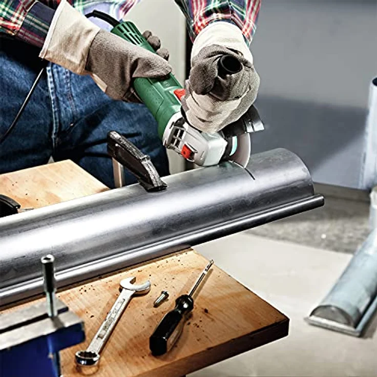 Bosch 5 Stück Trennscheibe (für Metall, Passend zu handgeführten Winkelschleifern mit einem Durchmesser der Trennscheiben von 125 mm, Zubehör Winkelschleifer) – Bild 5