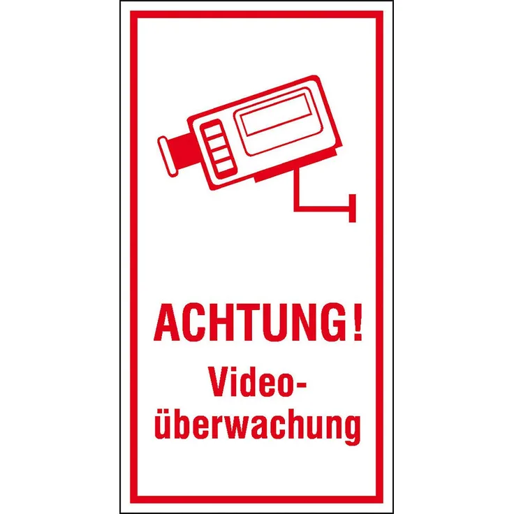 SafetyMarking Hinweisschild - Achtung! Videoüberwachung 51.G5035