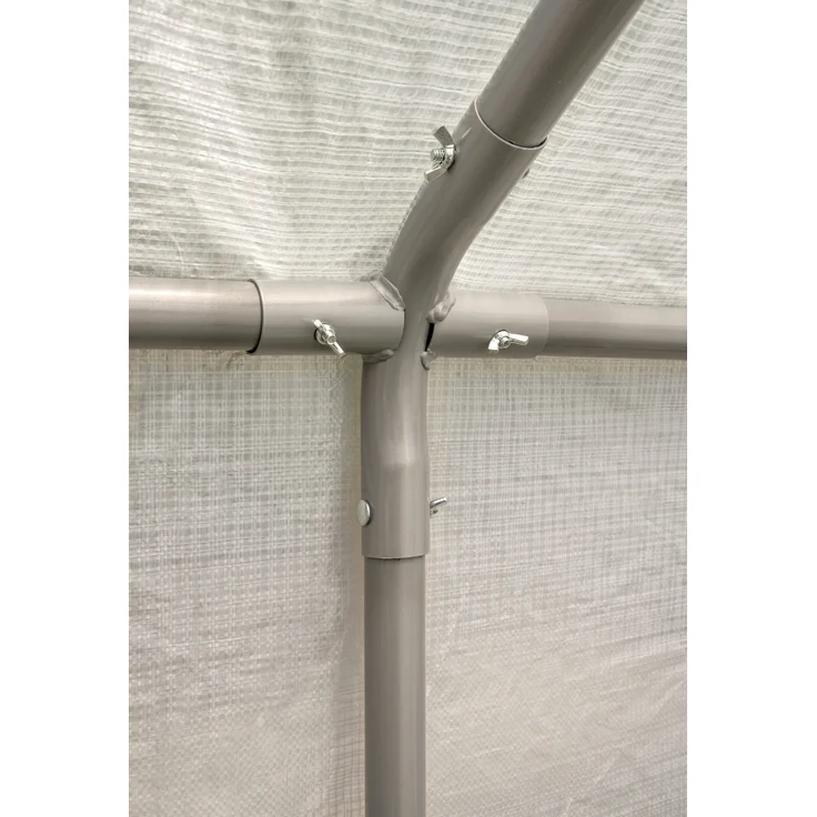ShelterLogic Foliengewächshaus 180 x 240 cm, weiß / grün, 4,32 m² – Bild 5