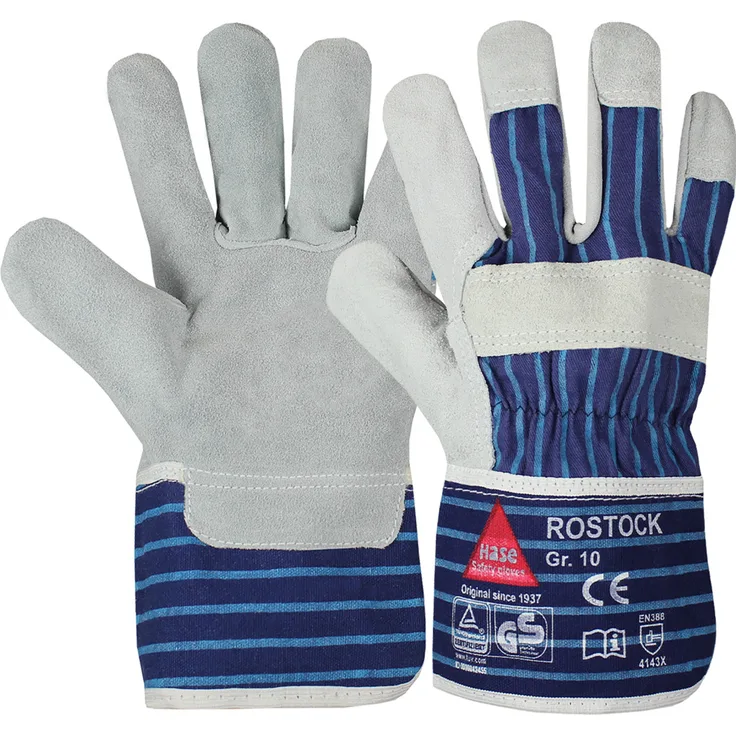 HASE Rindspaltlederhandschuh Rostock Gr. 12