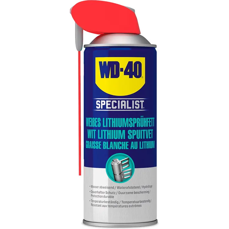 WD-40 WD40 SPECIALIST Weißes Lithiumsprühfett - 49390/25NBA - 400ml Sprühdose