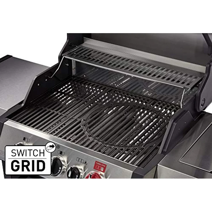 Enders Black Pro 3 K Turbo Monroe Gasgrill, direktes Grillen, indirektes Grillen, Piezozündung, schwarz, mit Thermometer – Bild 3