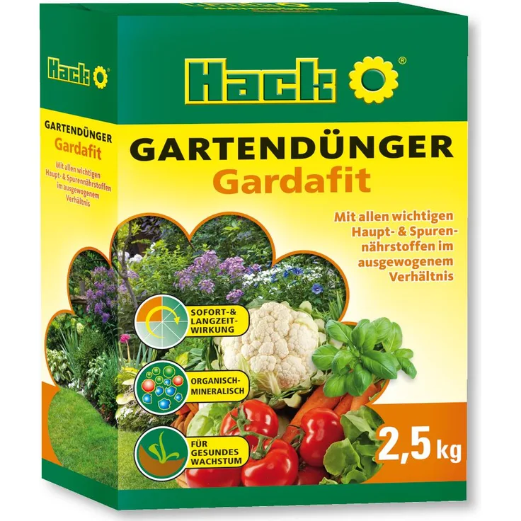 HACK PROFI Universal Gartendünger Gardafit, 2,5 kg