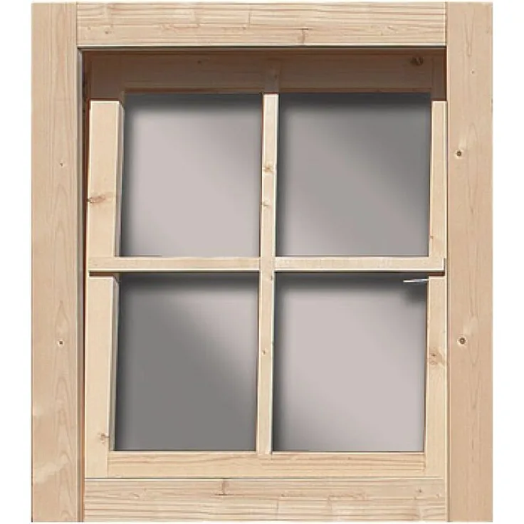Karibu Fenster (Dreh/Kipp) 28mm naturbelassen 0,69x0,79 m