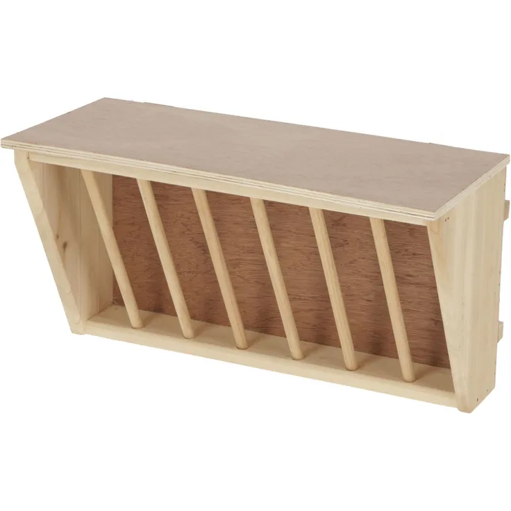 Kerbl Heuraufe mit Sitzbrett 37 x 17 x 20 cm