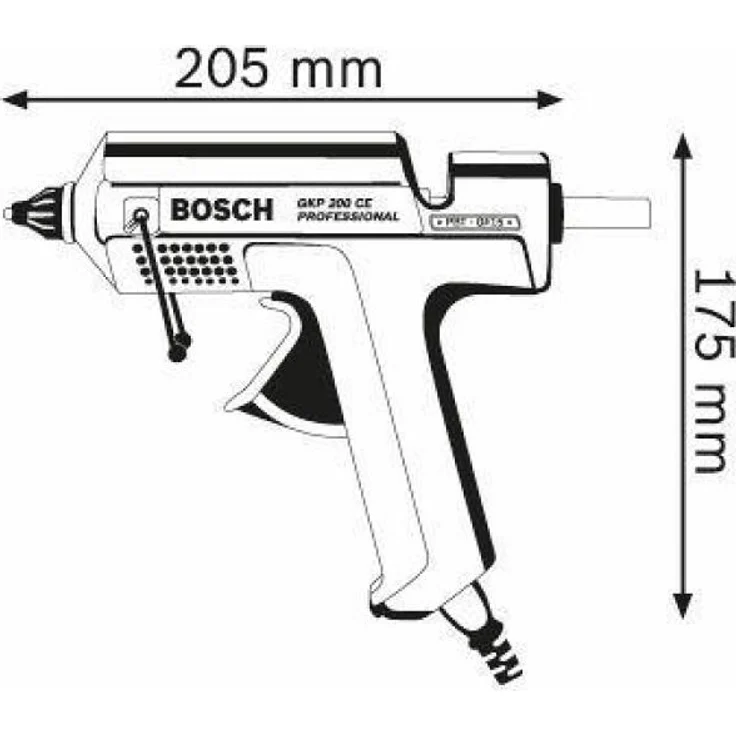 Bosch GKP 200 CE Heißklebepistole – Bild 2