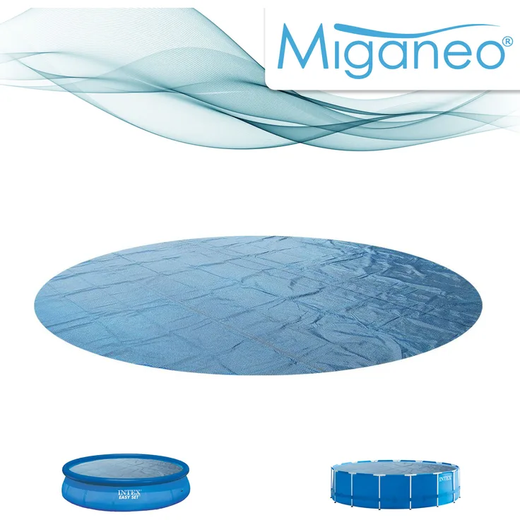 Miganeo Pool Solarplane 600 schwarz/blau