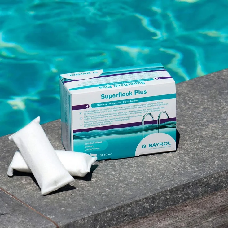Bayrol Superflock Flockmittelkartusche 8 Stück 1kg Sandfilter – Bild 2