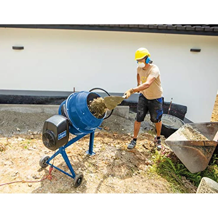 Scheppach MIX140 Betonmischer Netzbetrieb 550 Watt Trommelvolumen 140 Liter – Bild 2