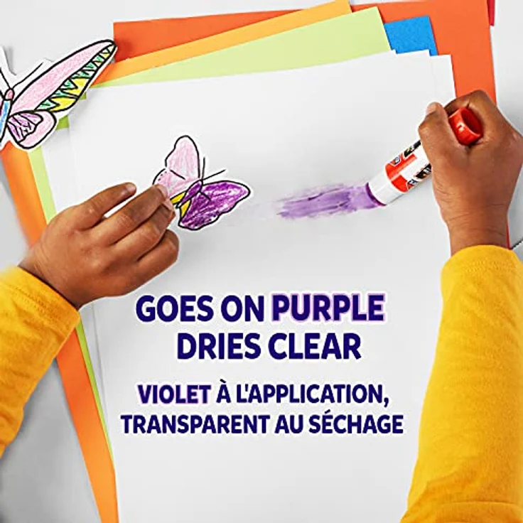 Elmers Klebestift Disappearing Purple 40G - 5er Blister – Bild 2