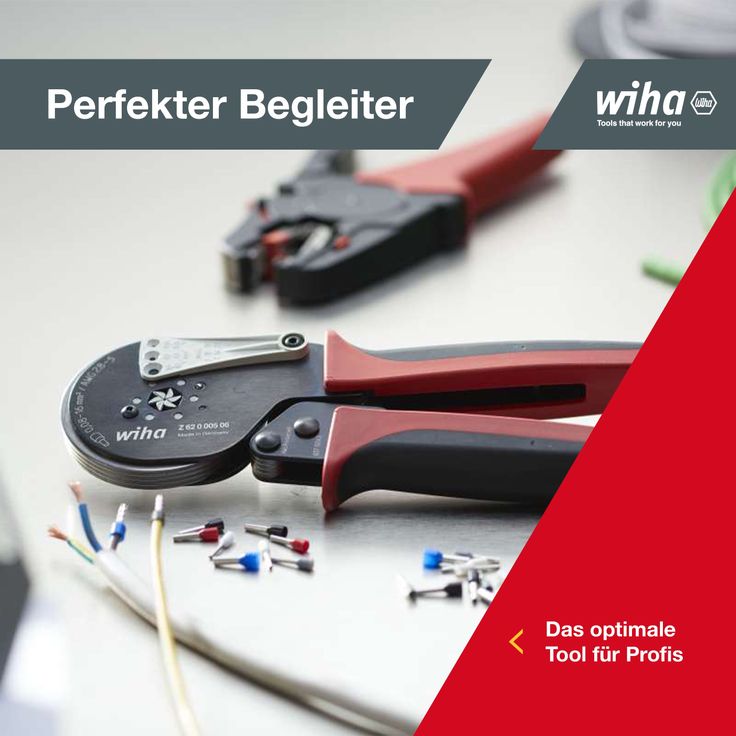 Wiha Profi Crimpzange mit automatische Anpassung auf die Aderendhülsengröße 0,08 bis 16mm² (41246) I Crimpwerkzeug Sechskant Vercrimpung I Aderendhülsenzange für Elektriker – Bild 8