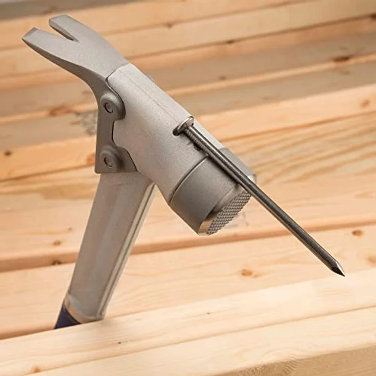 ESTWING AL-Pro Hammer mit blauen Vinylgriff 390g Kopfgewicht, geraut – Bild 4