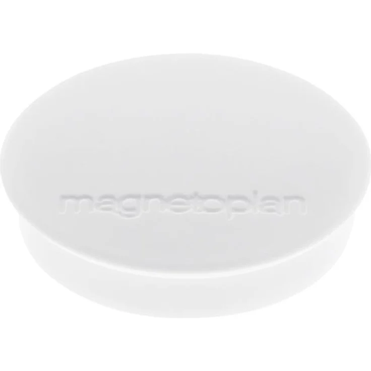 Magnetoplan Magnet D30 mm VE10 Haftkraft 700 g weiss 1664200 Ø: 30 mm – Bild 2