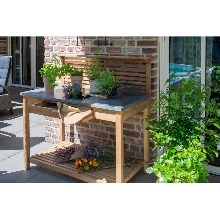 Teakholz - bene living - Pflanztisch Hampton – Bild 7