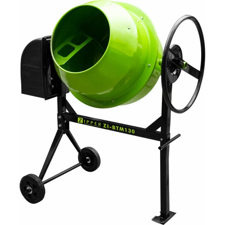 Zipper Betonmischer 230V, 550Watt, 130L Volumen, IP 45D – Bild 1