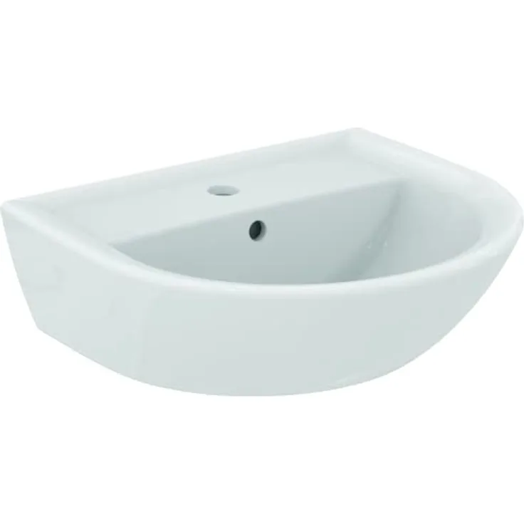 IDS Handwaschbecken EUROVIT 1 HL mit Überlauf 500x440x175mm weiß
